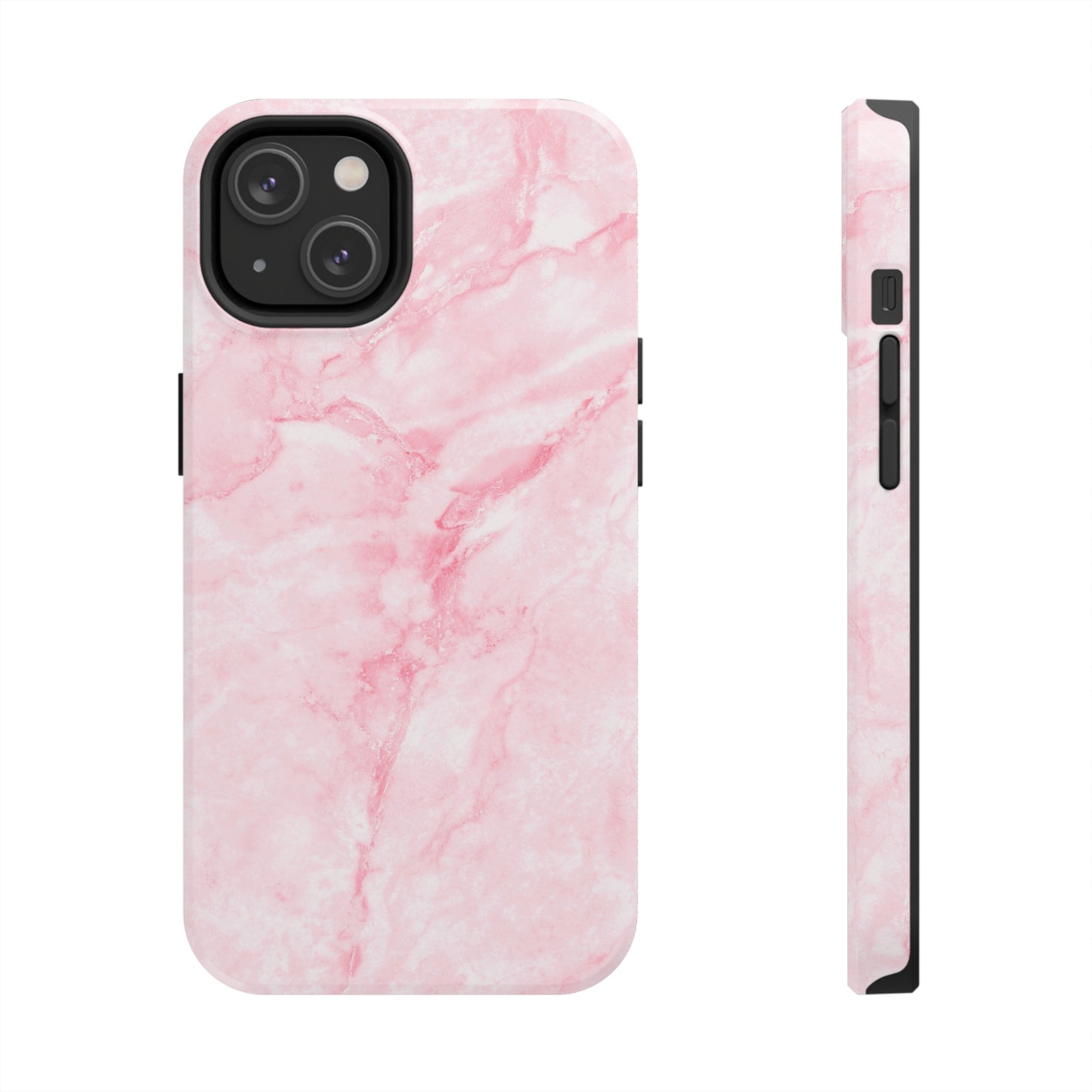 Pink Marble Tough iPhone Case