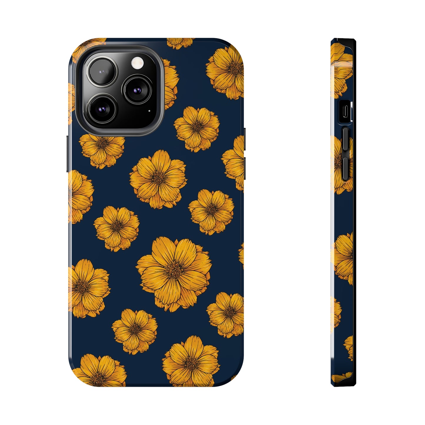 Sunflower Glimmer Tough iPhone Case