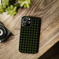 Green Grid Snap Case