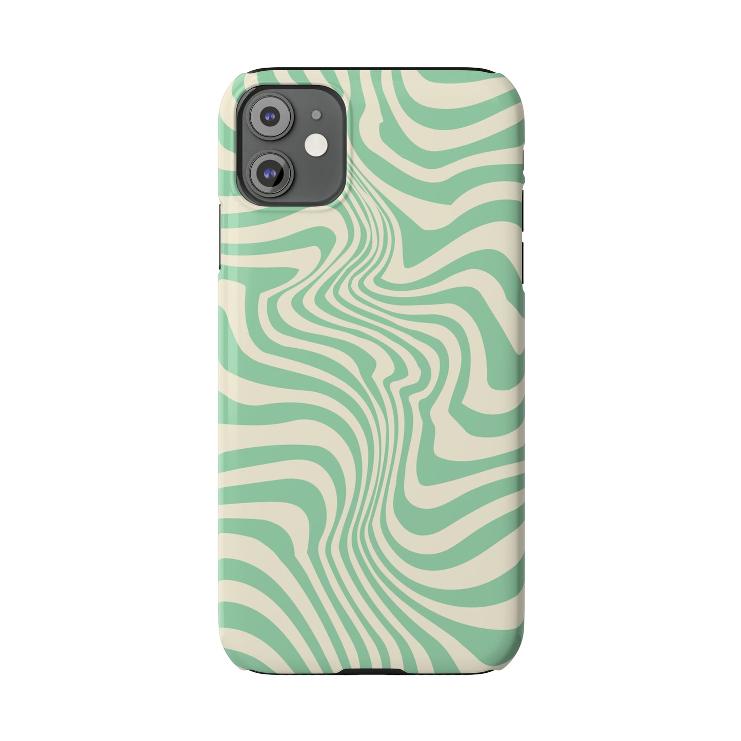 Pistachio Swirls Snap Case