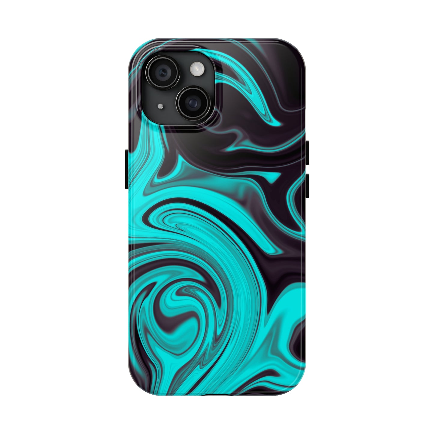 Aqua liquid marble pattern Tough Case