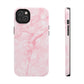 Pink Marble Tough iPhone Case