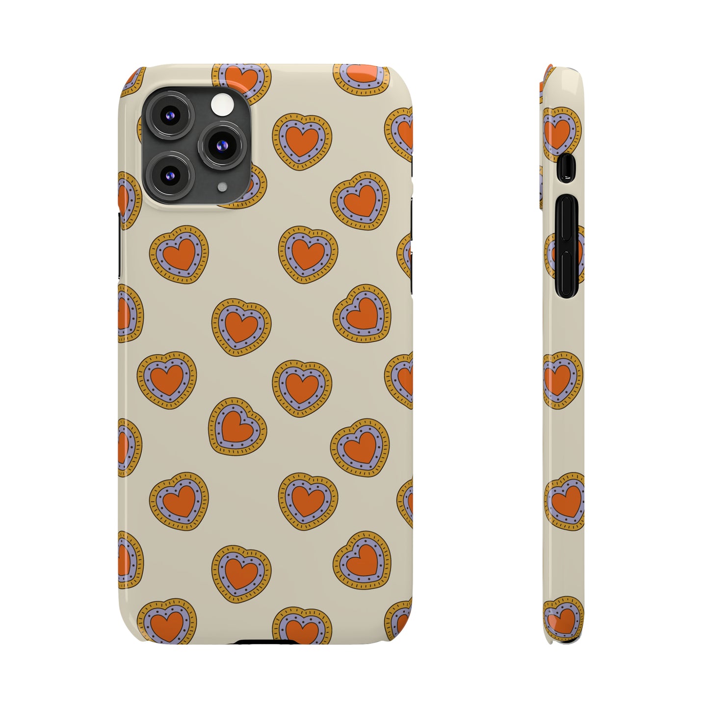 Groovy Heart Snap Case