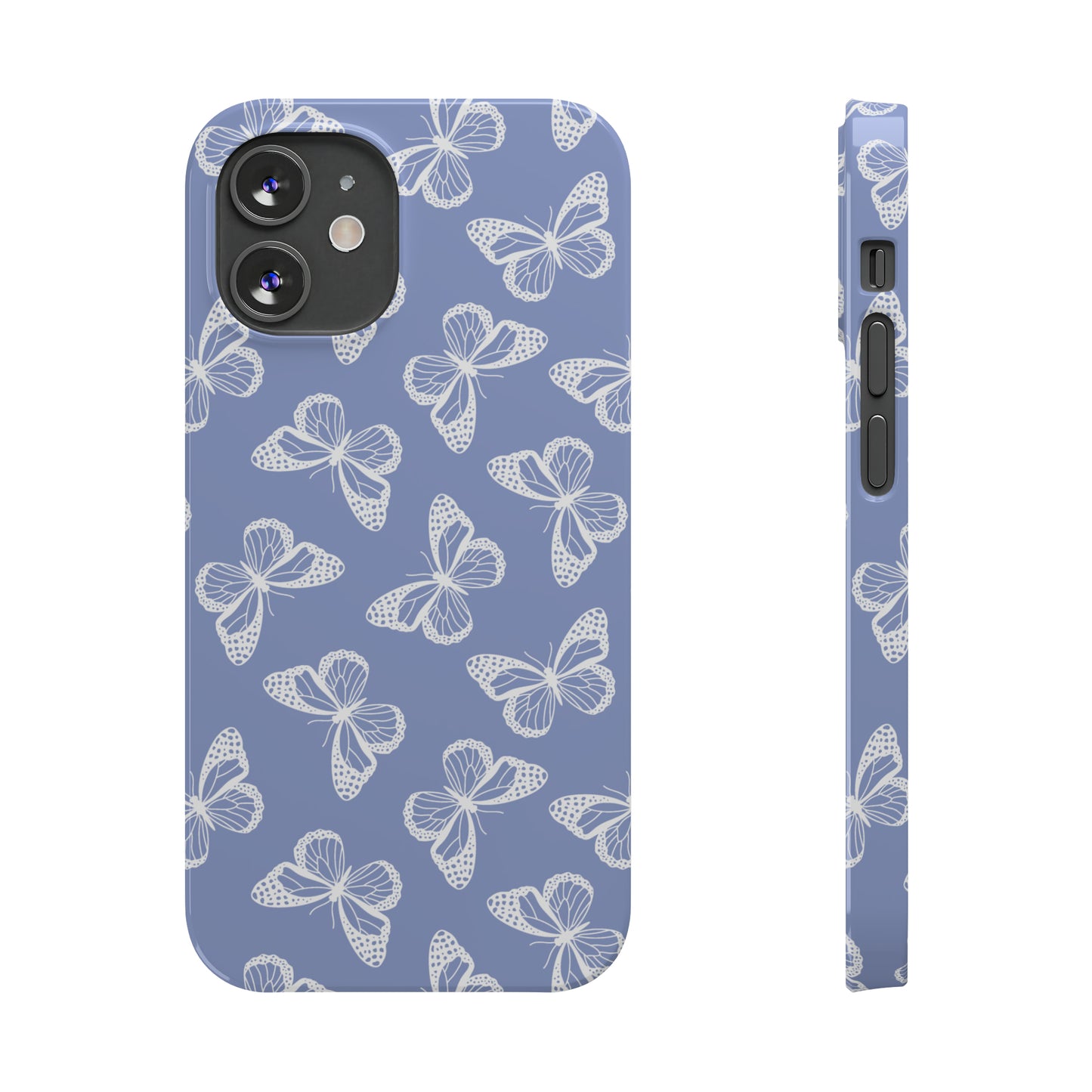 Lavender Butterflies Snap Case