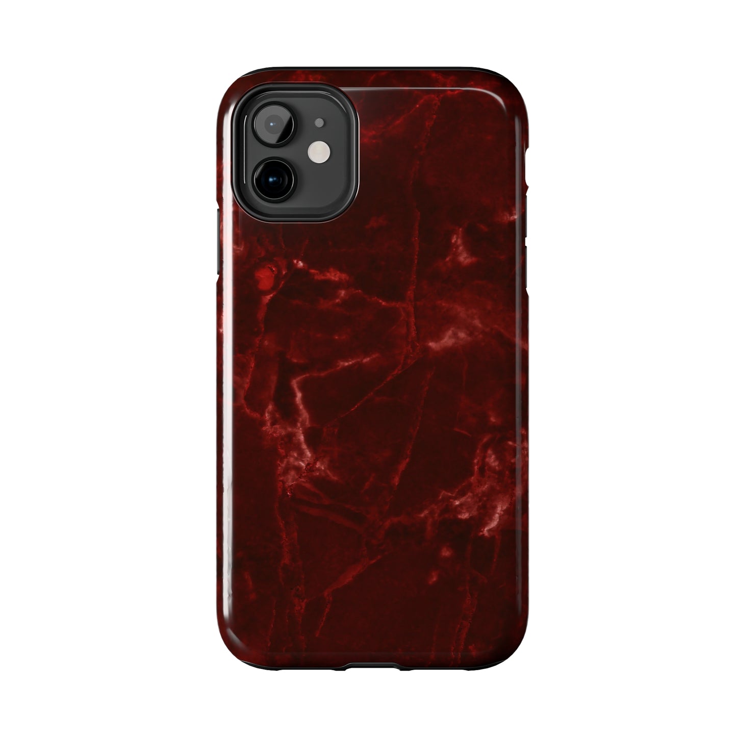 Red stone pattern Tough Case