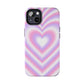 Blurred Heart Tough iPhone Case