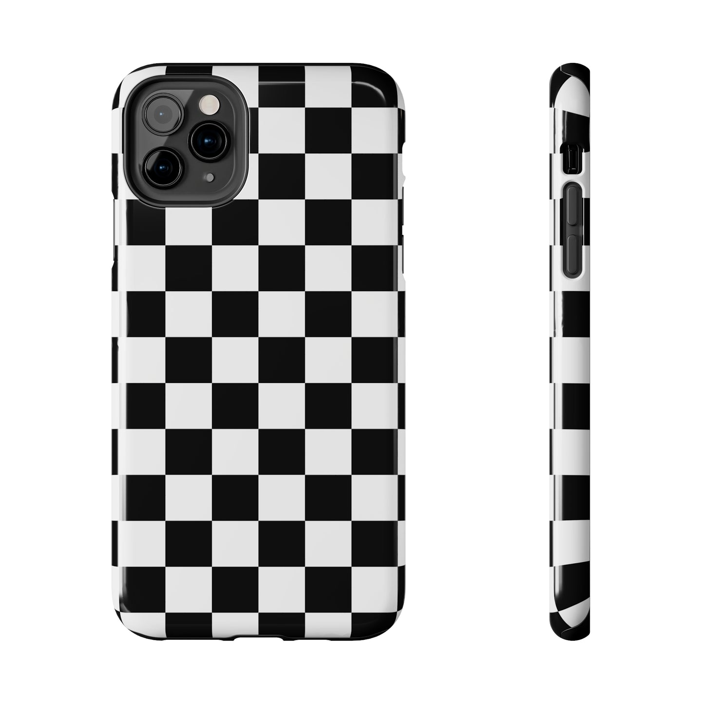 Black and white checks Tough Case