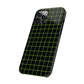 Green Grid Snap Case