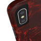 Red stone pattern Tough Case