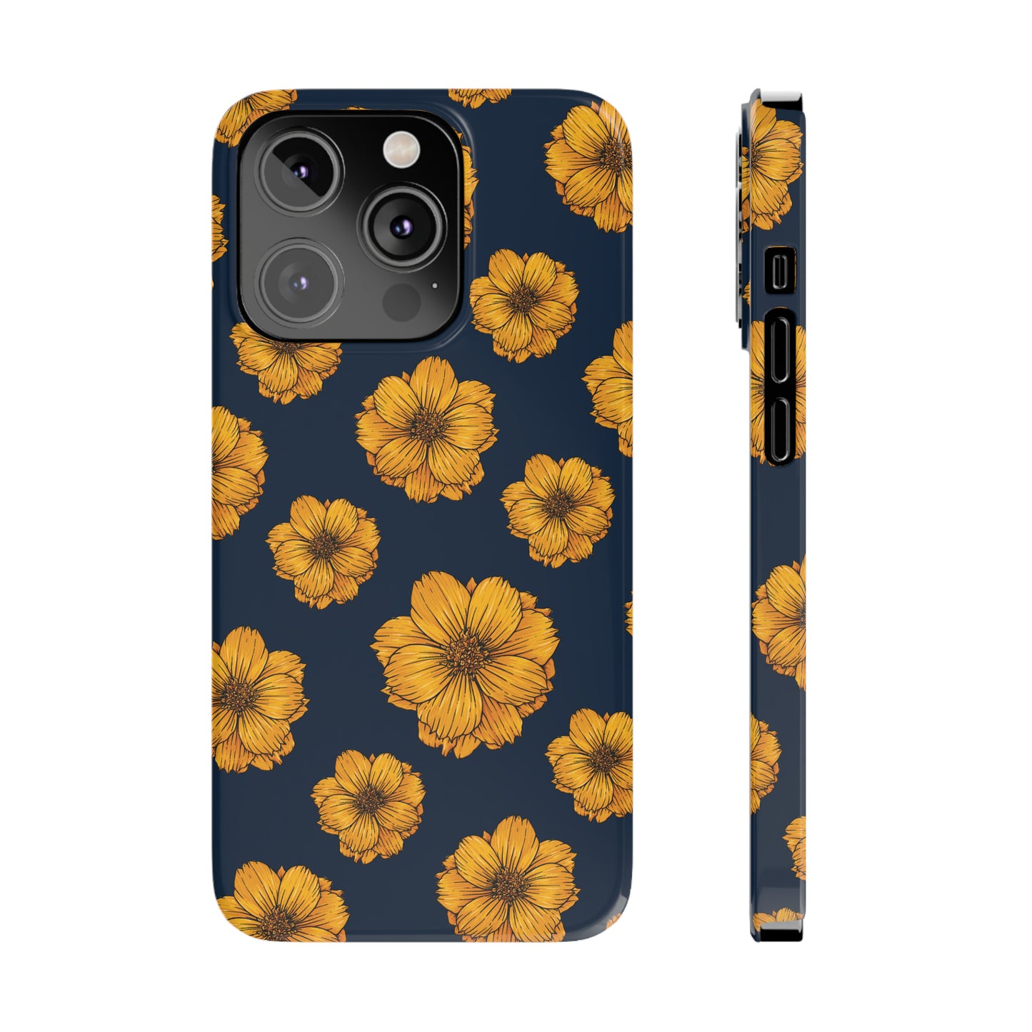 Sunflower Glimmer Snap Case