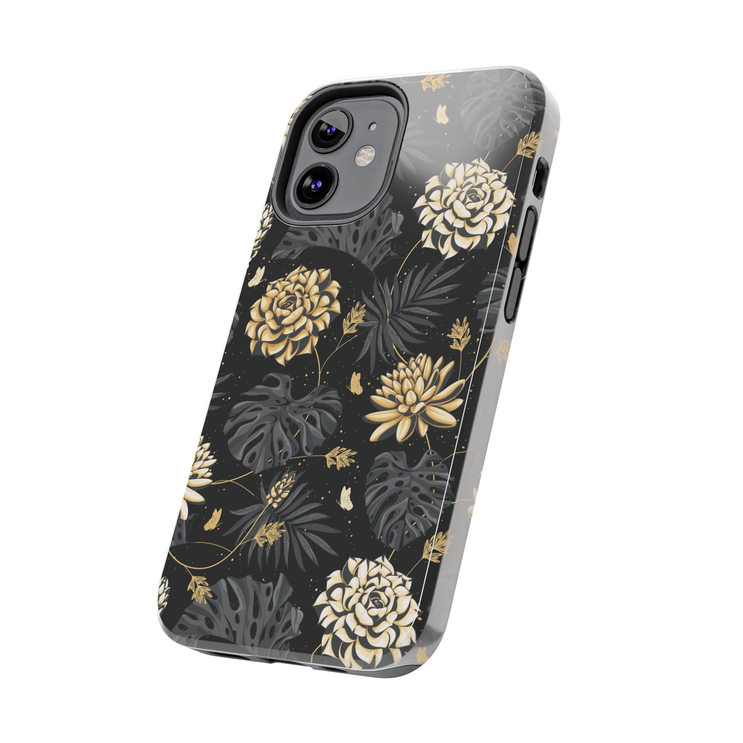 Golden Bloom Tough iPhone Case