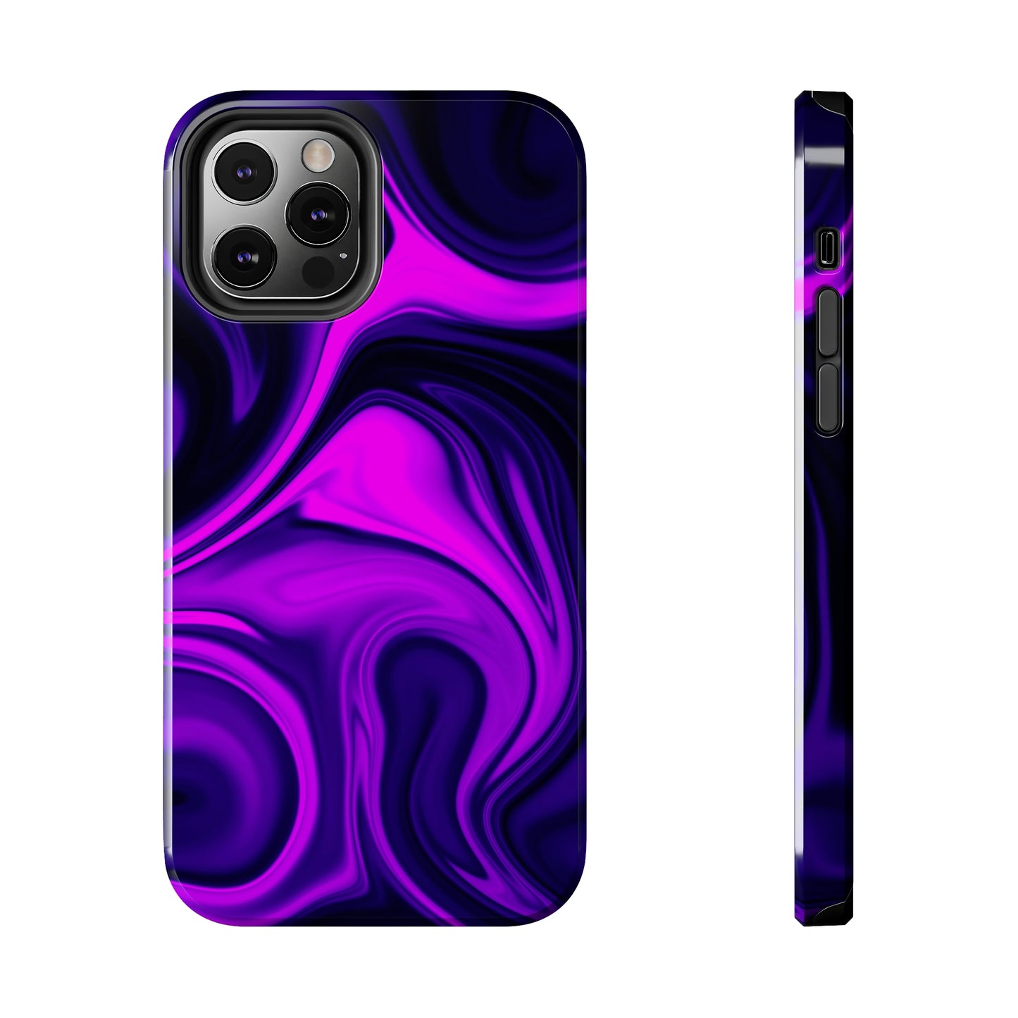 Purple liquid marble pattern Tough Case