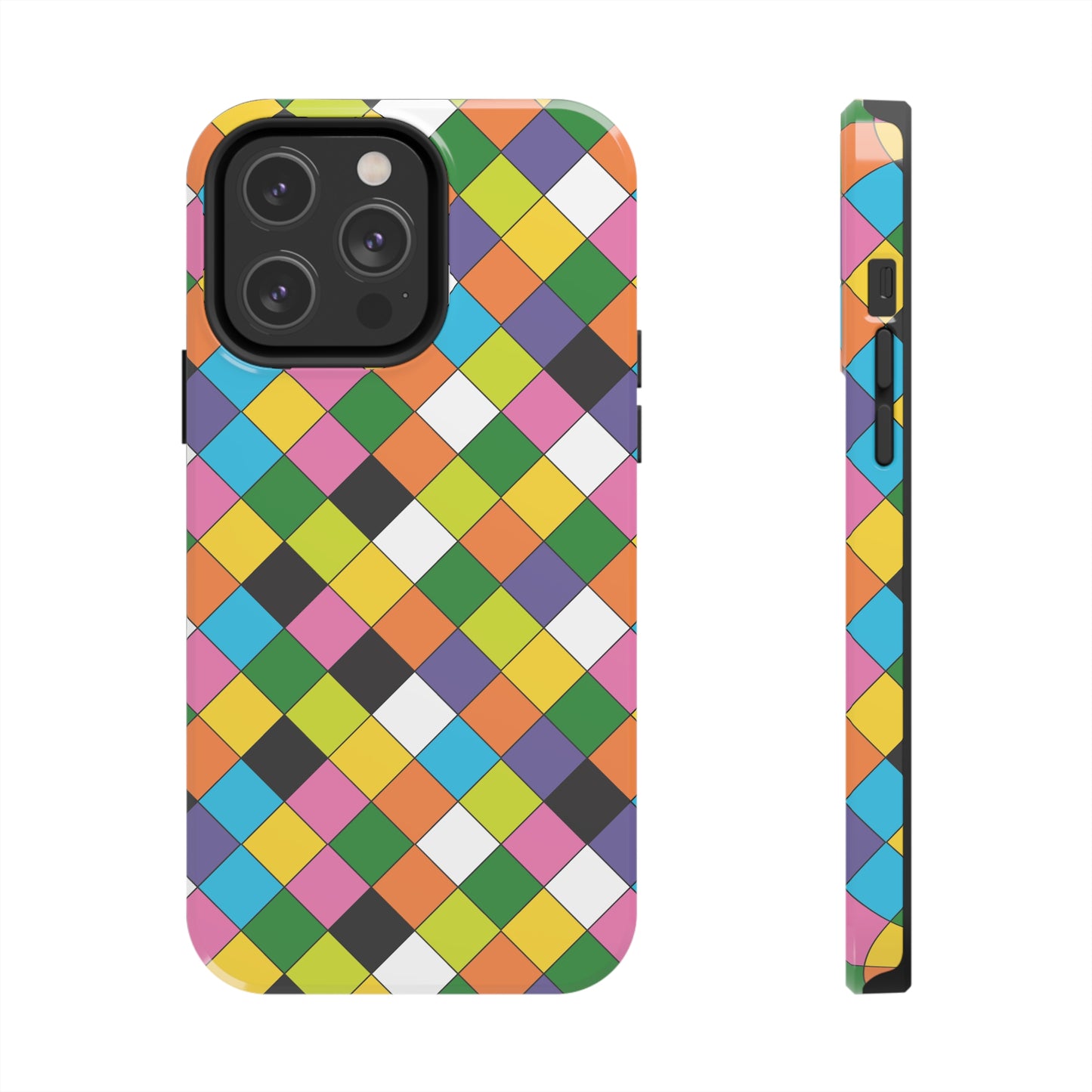 Cross Checkers Tough iPhone Case