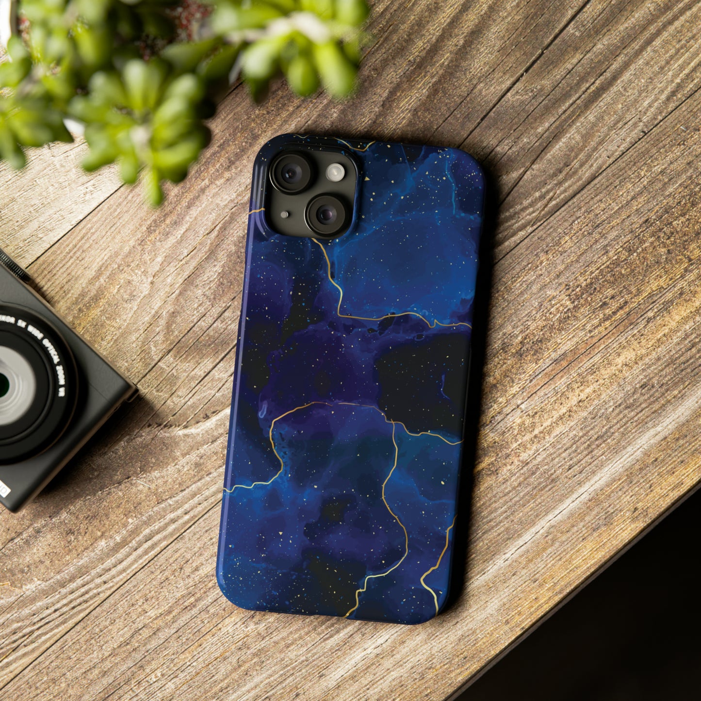 Blue marble pattern Snap Case