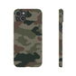 Dark Camouflage Snap Case