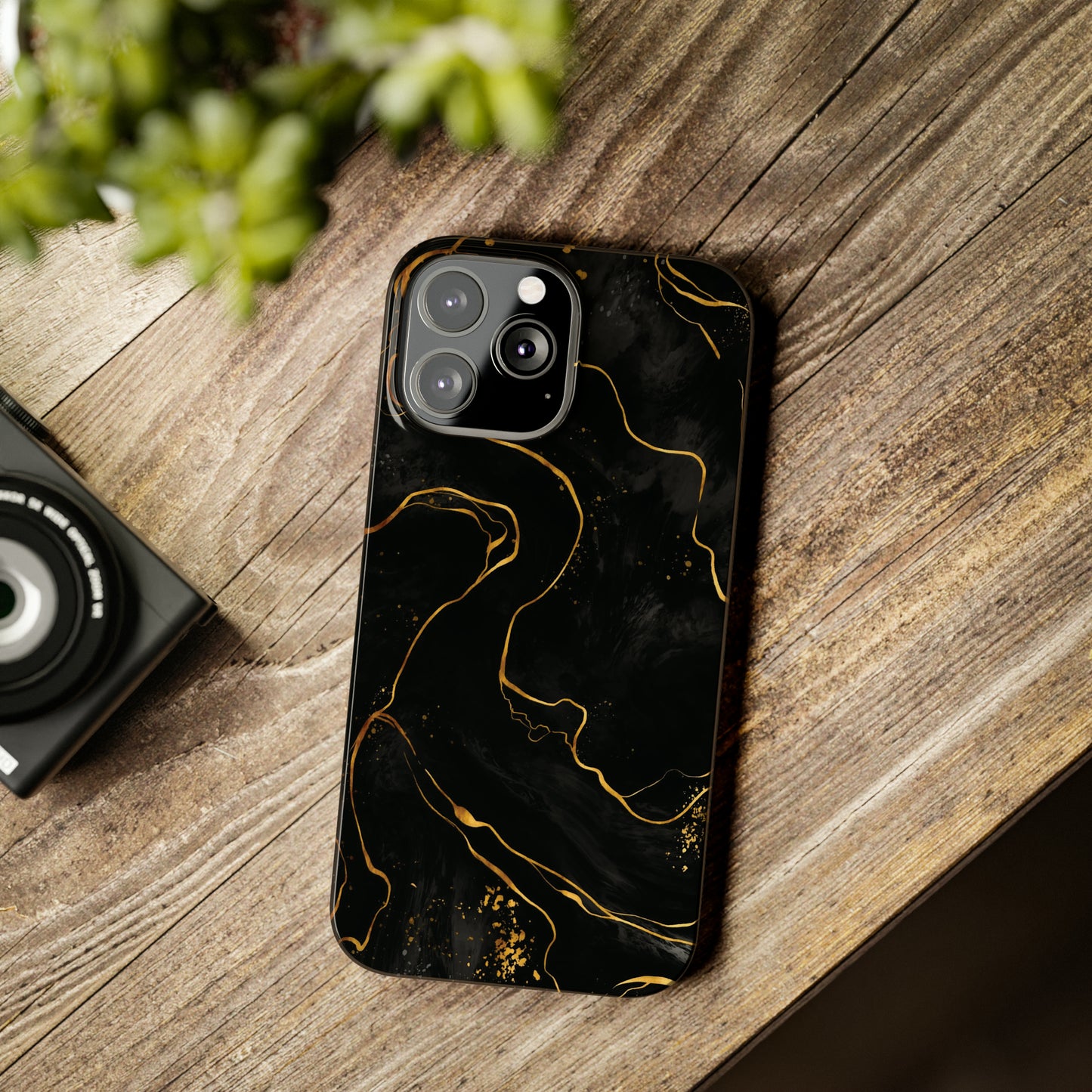 Black Mirage Snap Case