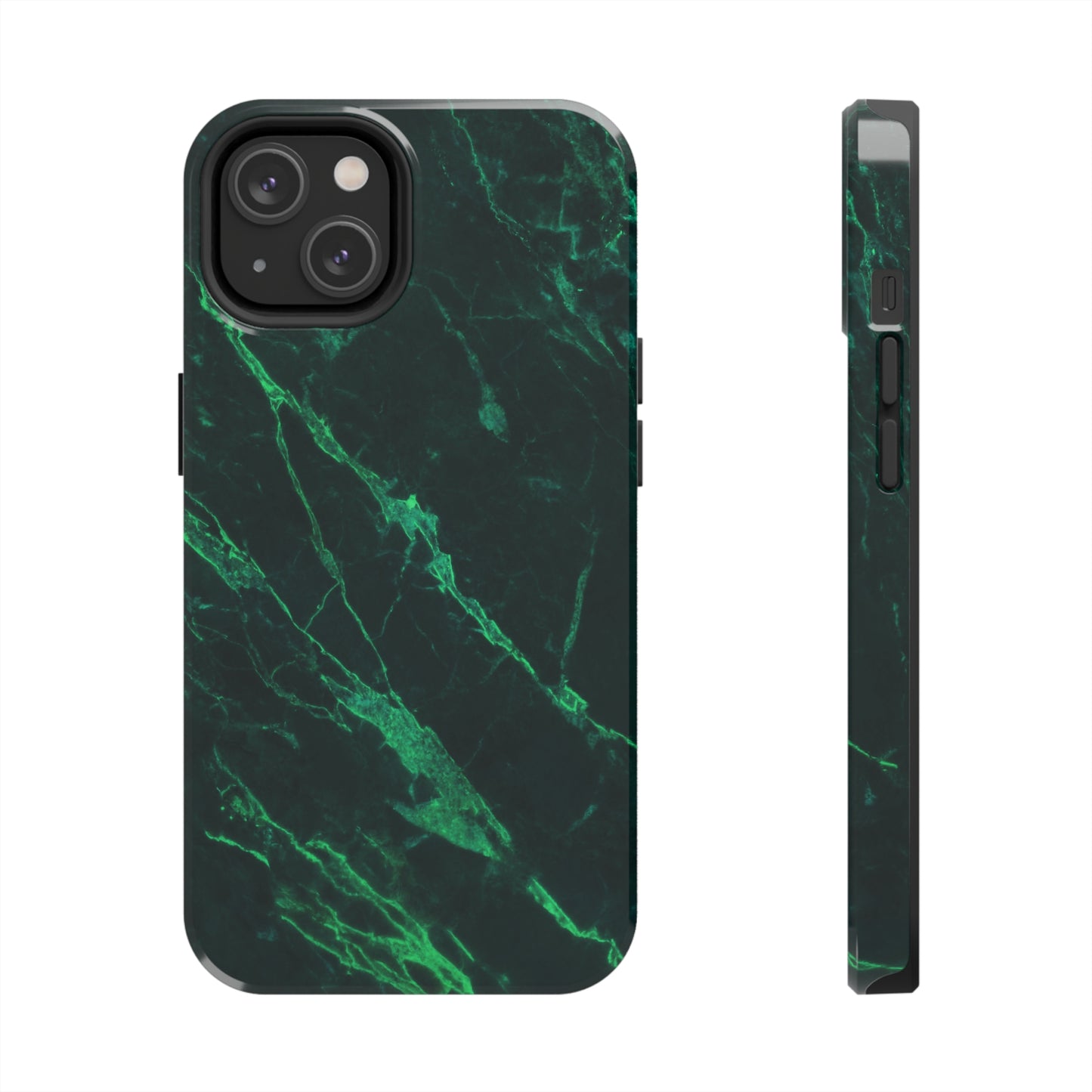 Dark green marble pattern Tough Case