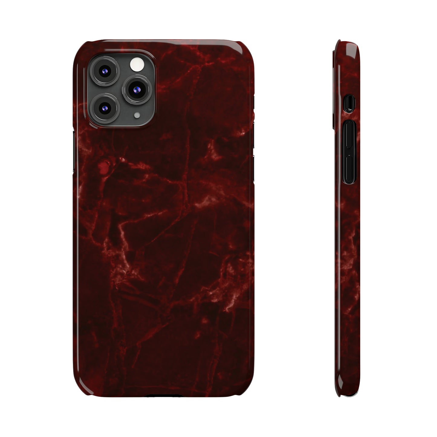 Red stone pattern Snap Case