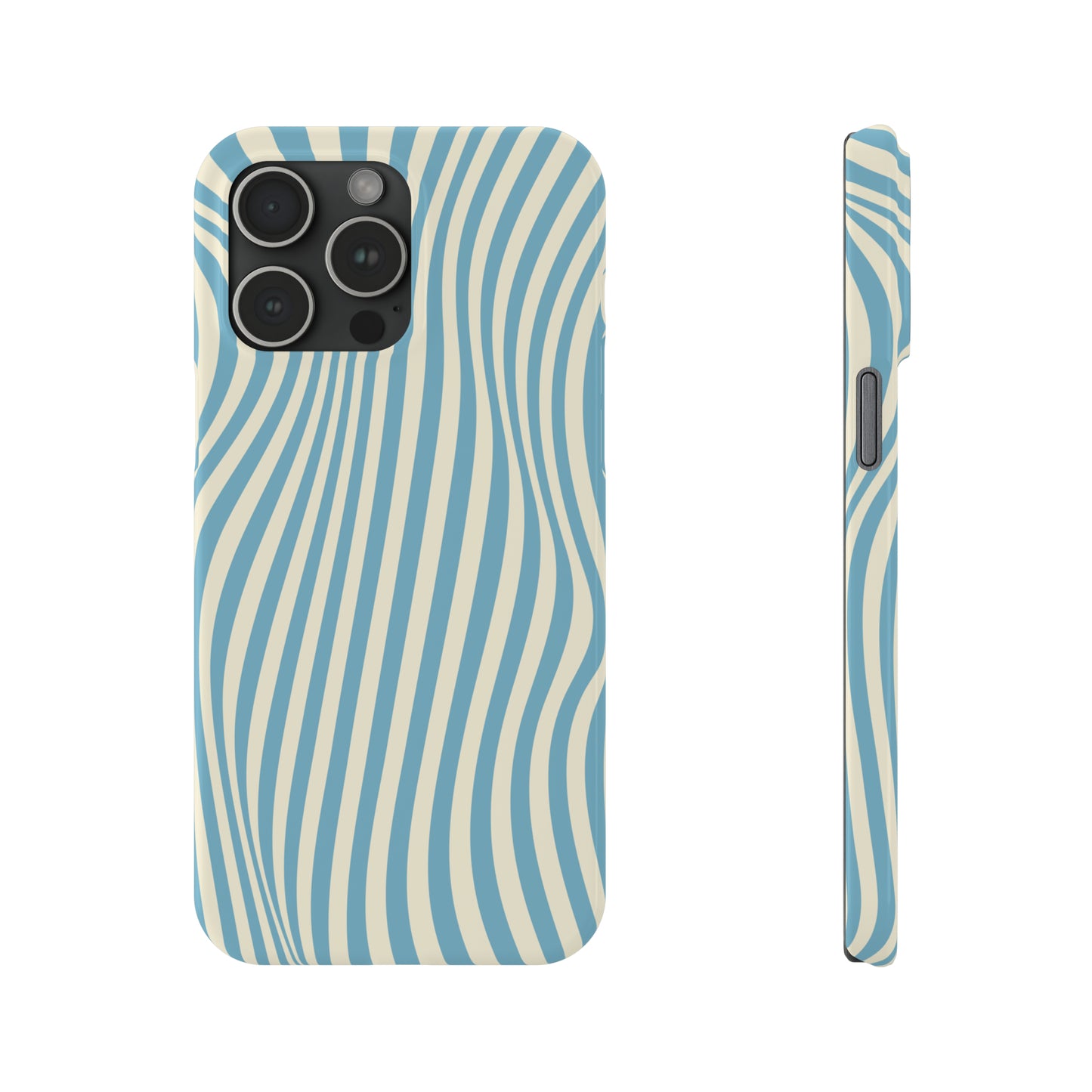 Aqua Swirl Snap Case