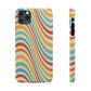 Retro Swirl Snap Case