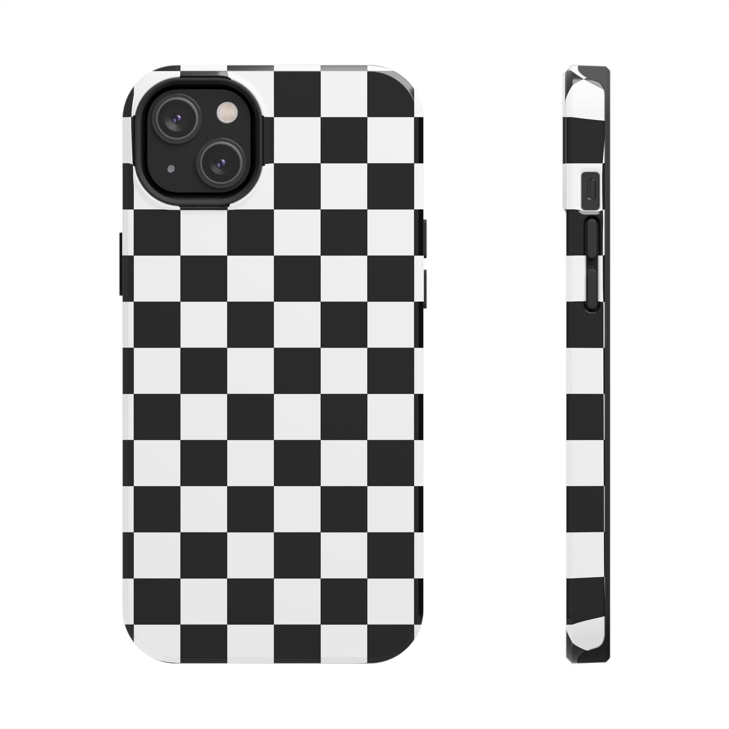 Black and white checks Tough Case