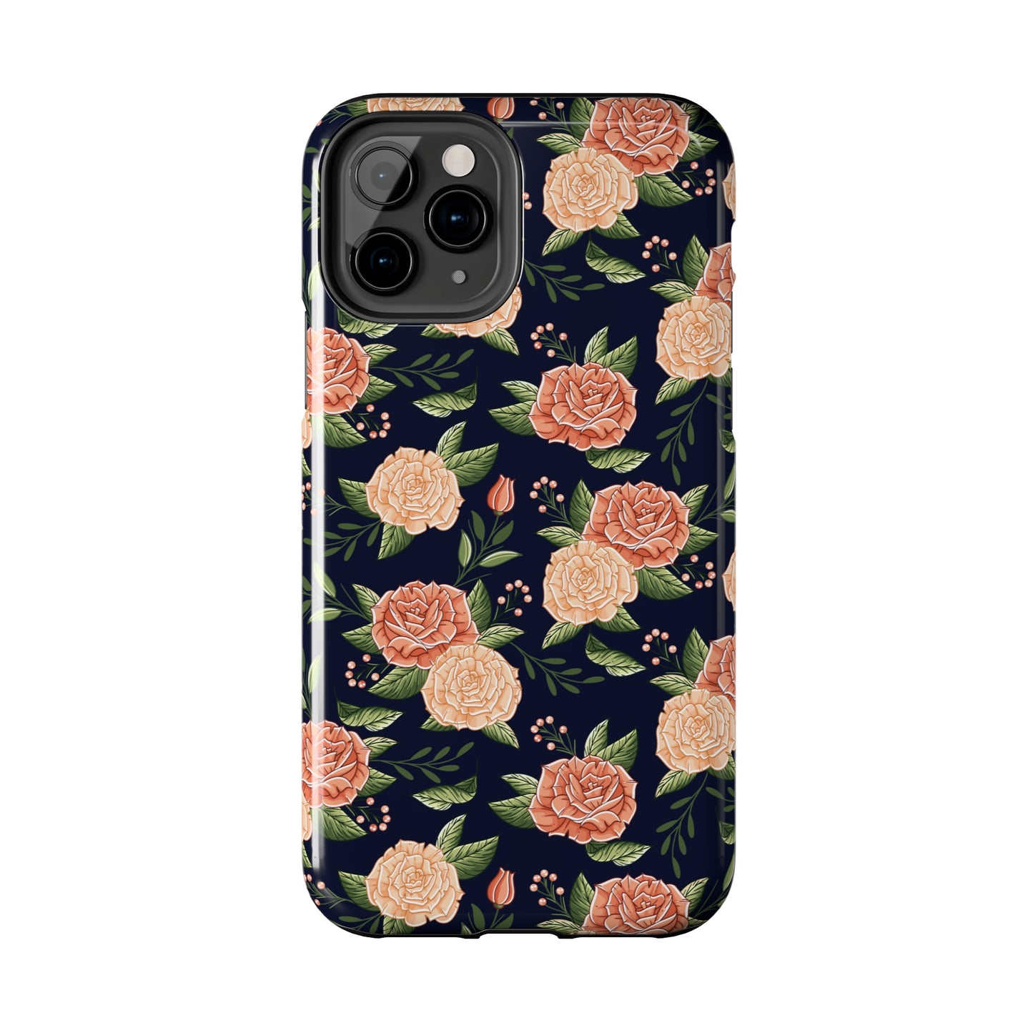 Vintage Rose Tough iPhone Case