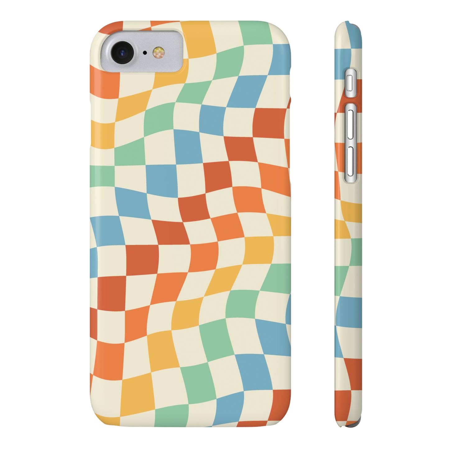 Retro Crazy Checkers Snap Case