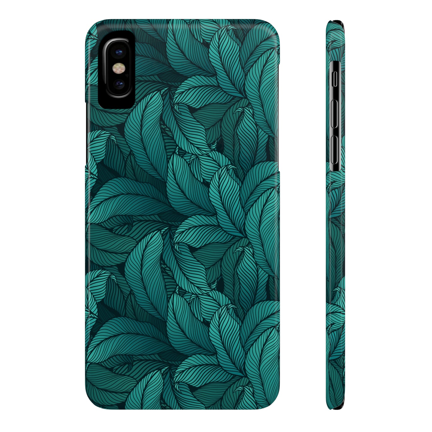 Tropical Leaves Snap Case