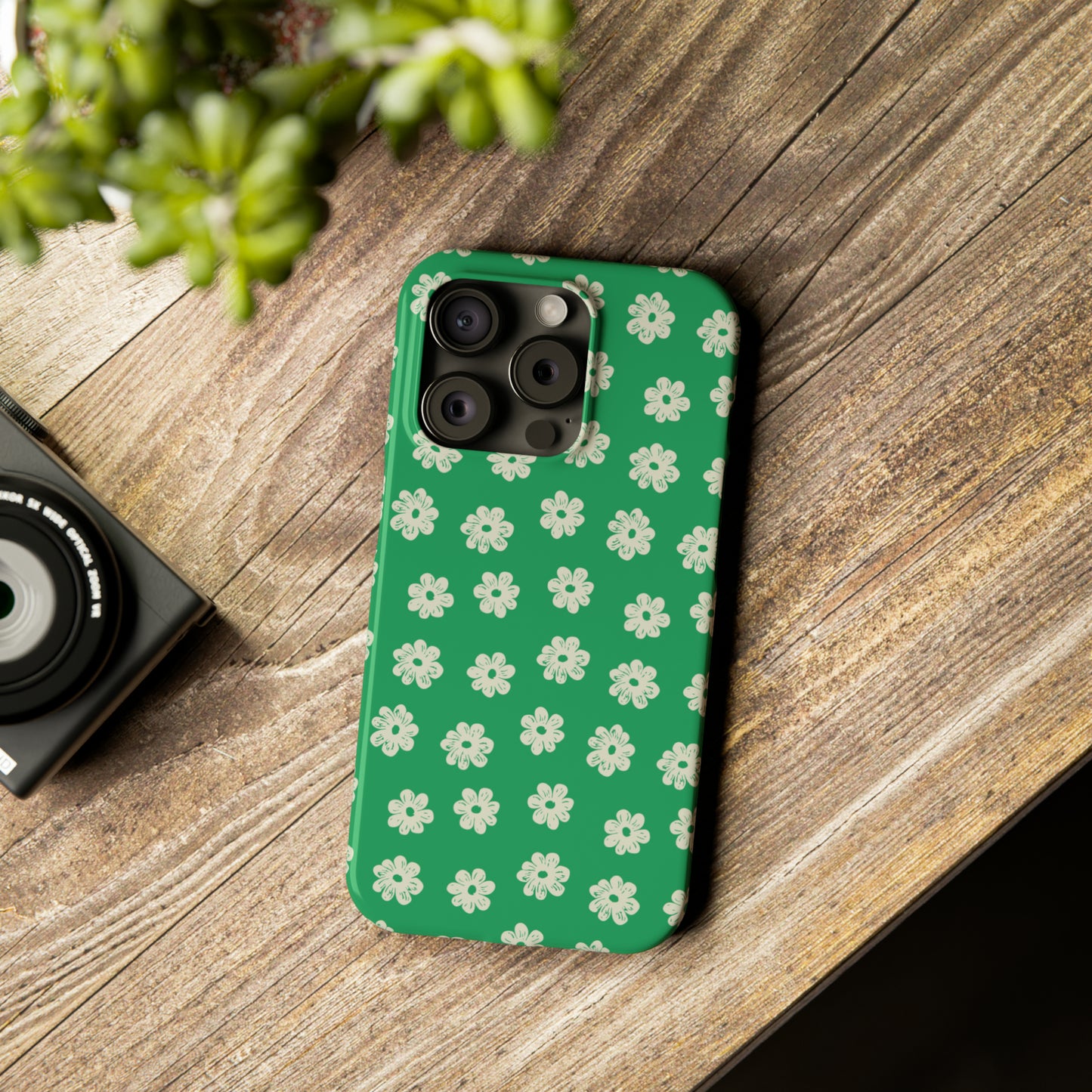 Retro Floral Snap Case