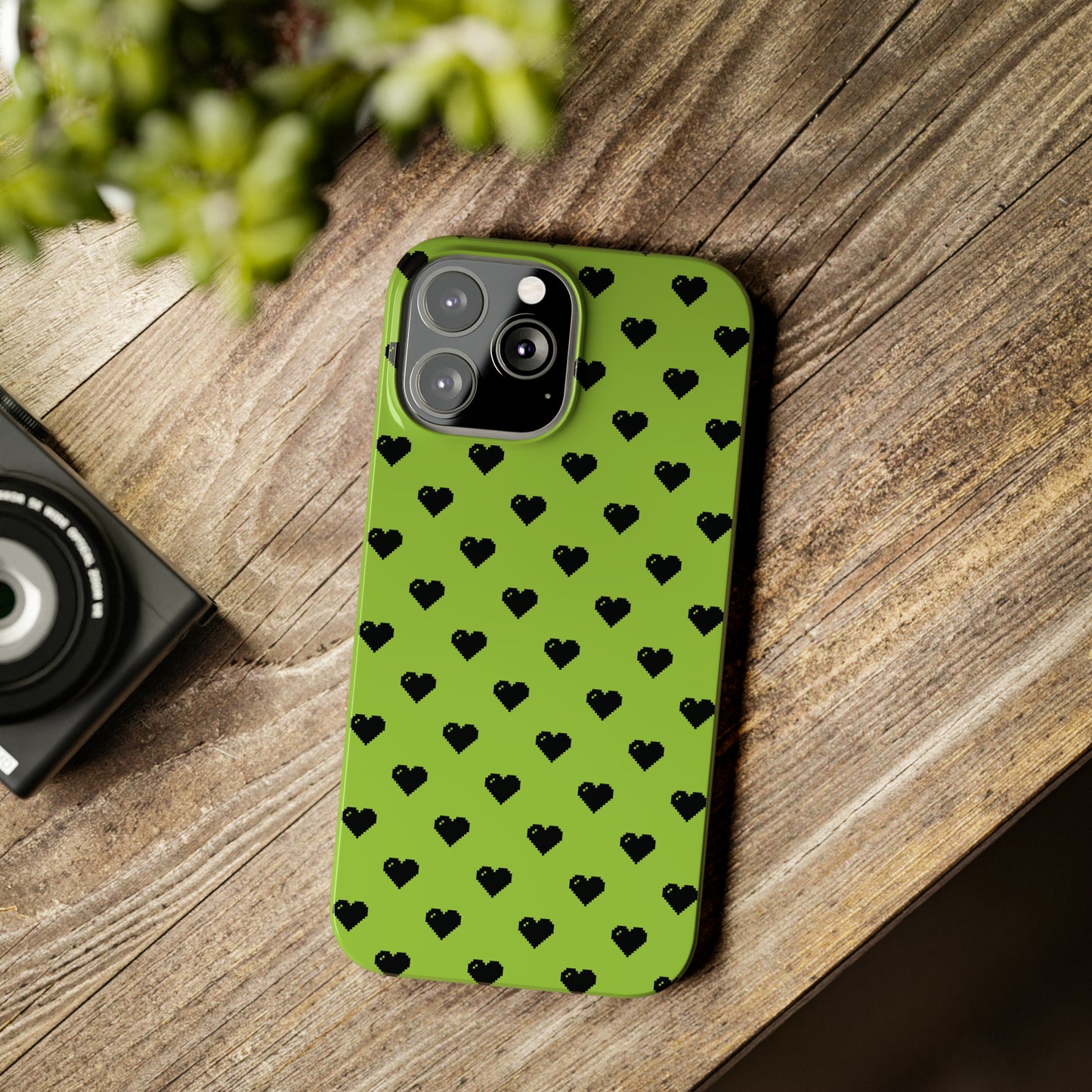 Pixelated Heart Snap Case