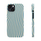 Aqua Swirl Snap Case