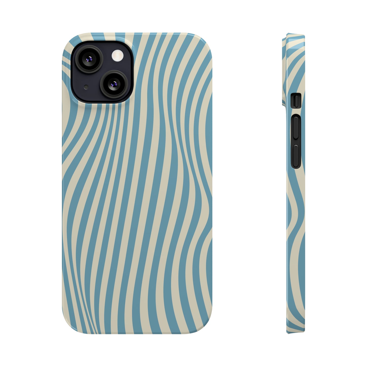 Aqua Swirl Snap Case