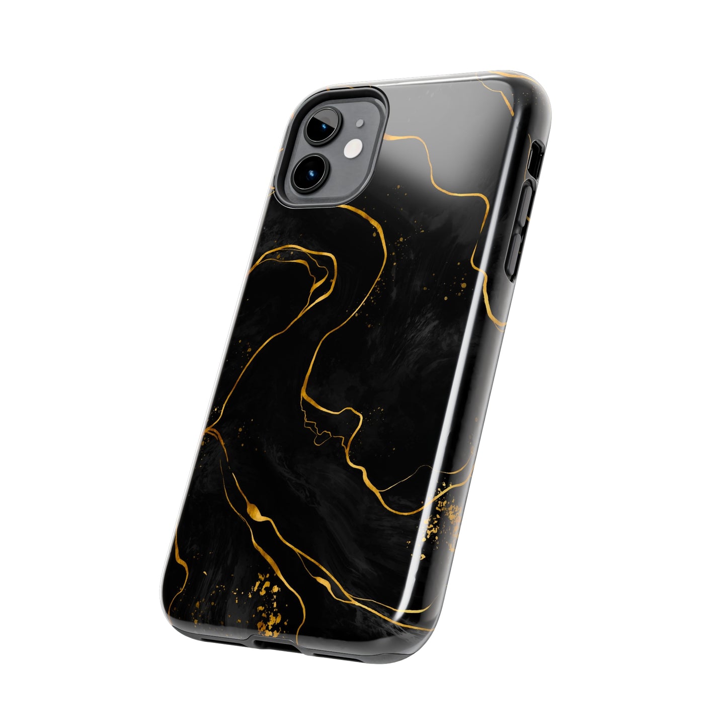 Black Mirage Tough iPhone Case