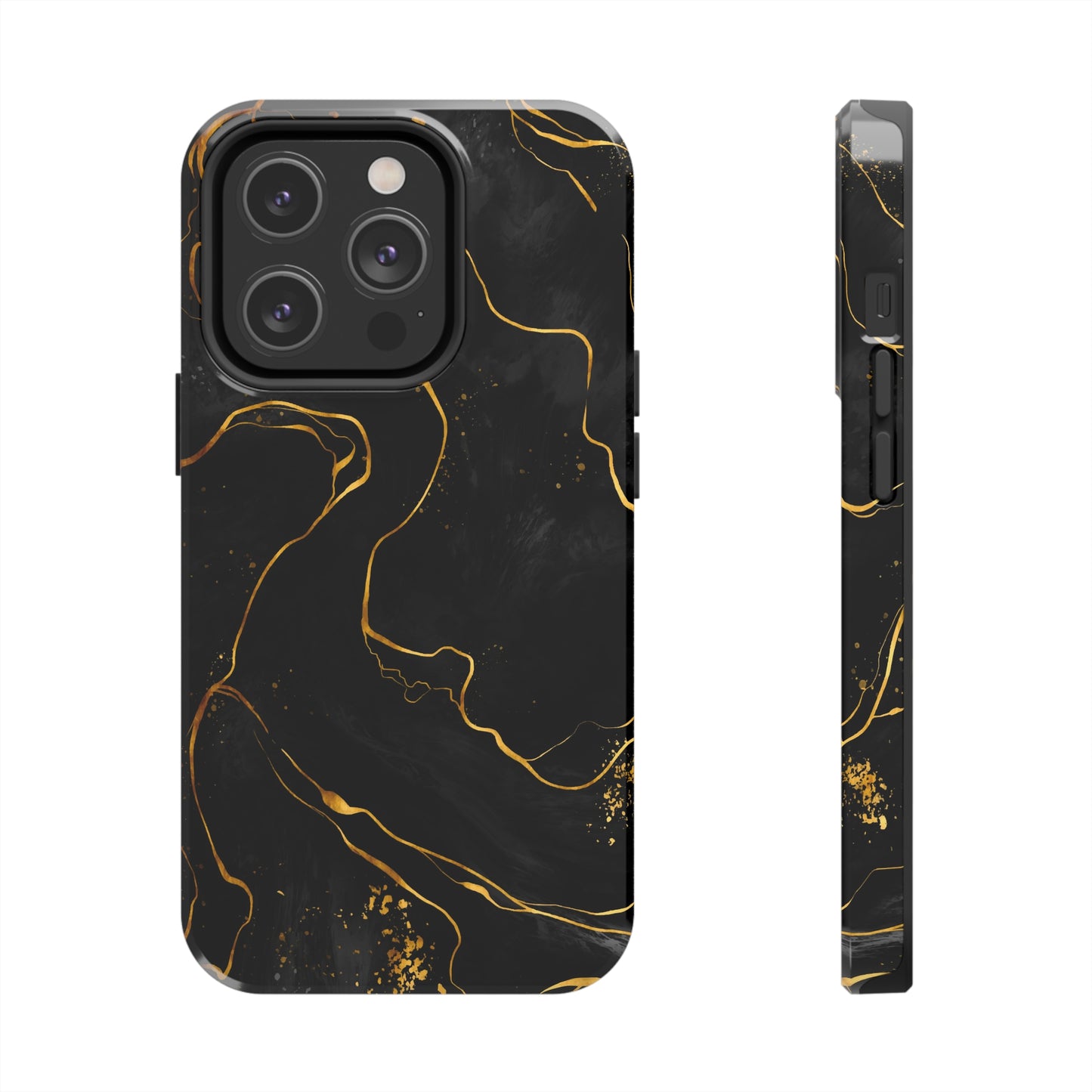 Black Mirage Tough iPhone Case