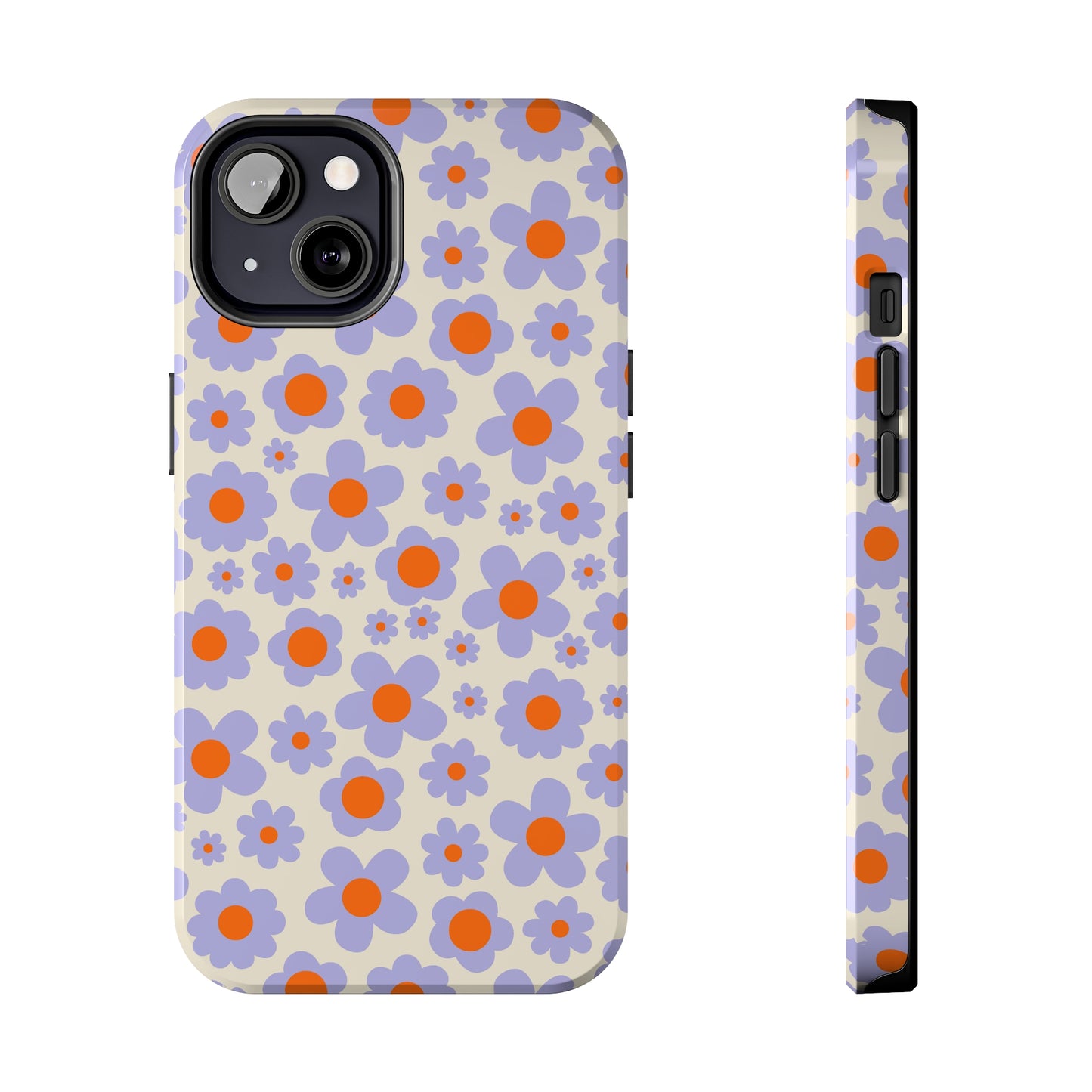 Groovy Flowers Tough iPhone Case