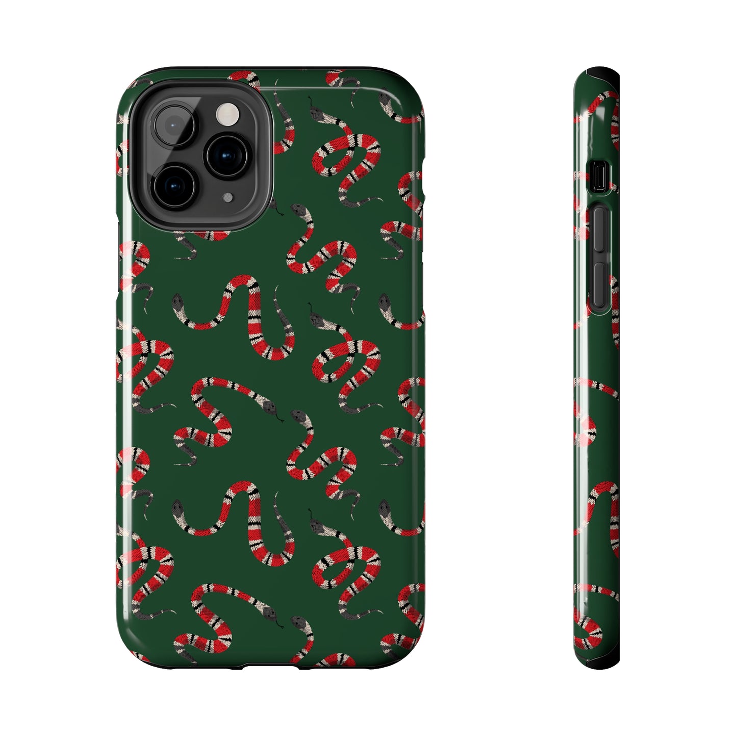 Snake Pattern Tough iPhone Case