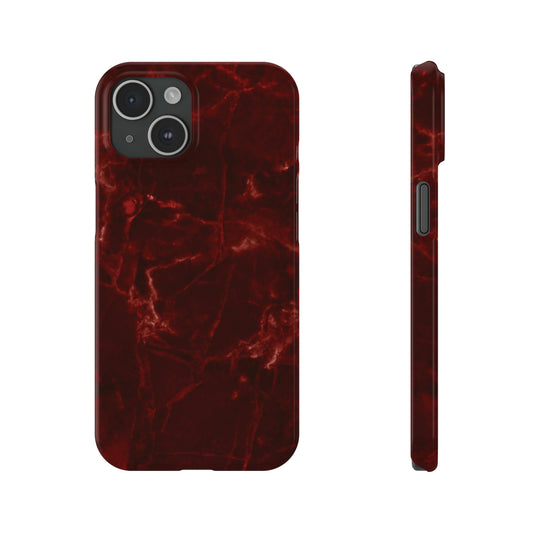 Red stone pattern Snap Case