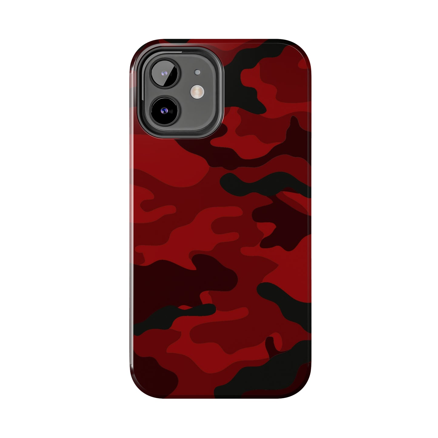 Red Camouflage Tough Case