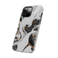 Misty Marble Tough iPhone Case