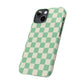 Retro Mint Checkers Snap Case