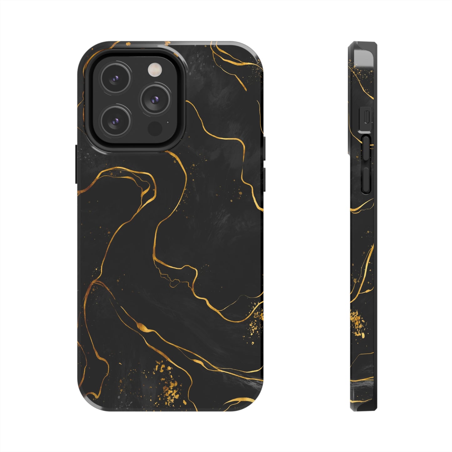 Black Mirage Tough iPhone Case