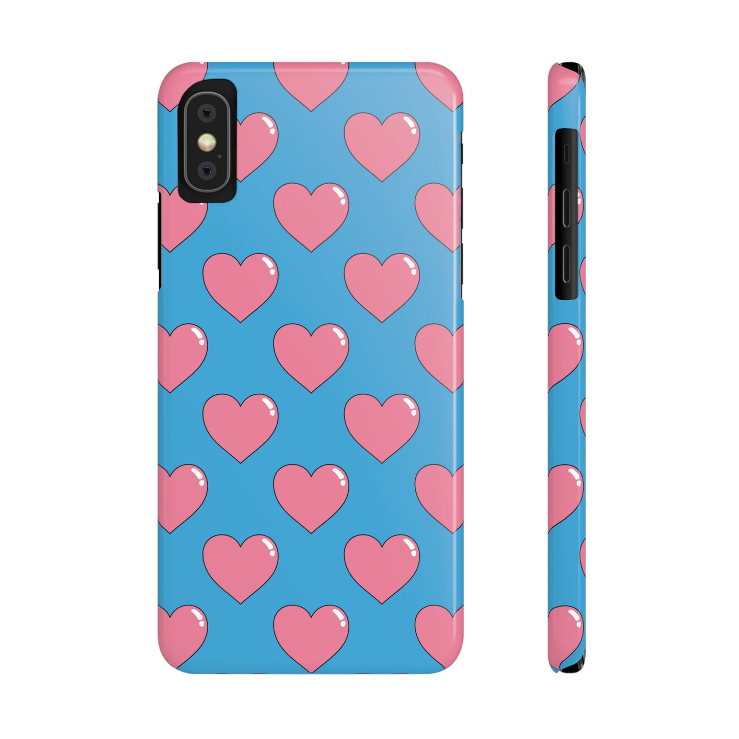 Bubblegum Heart Snap Case