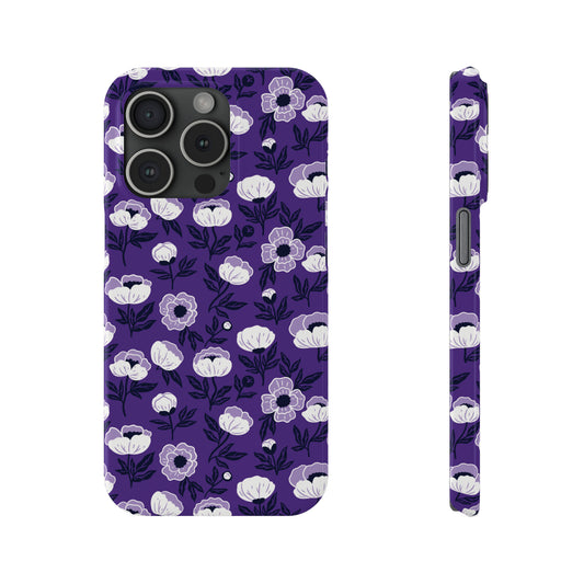 Peonies Snap Case
