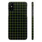 Green Grid Snap Case