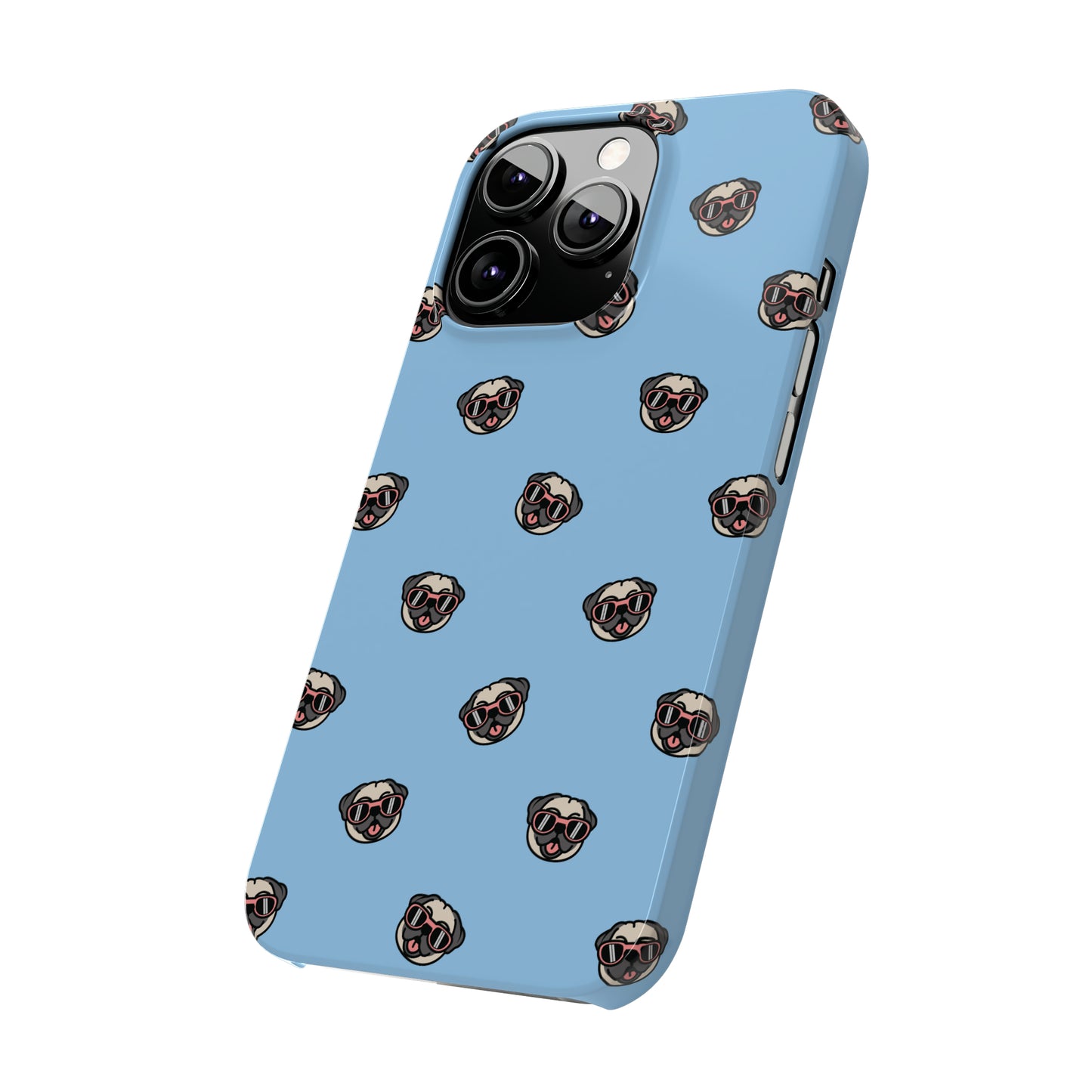 Pug Pattern Snap Case