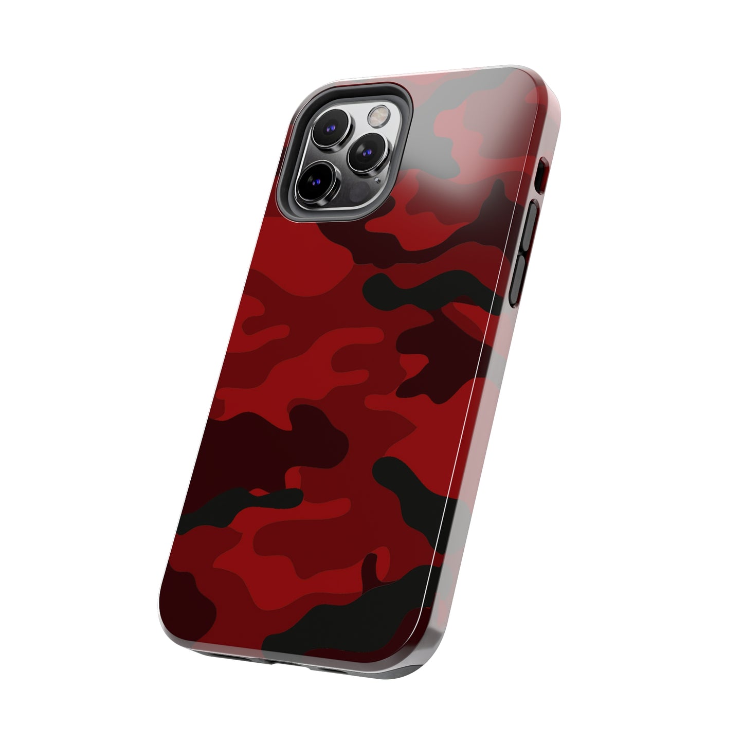 Red Camouflage Tough Case