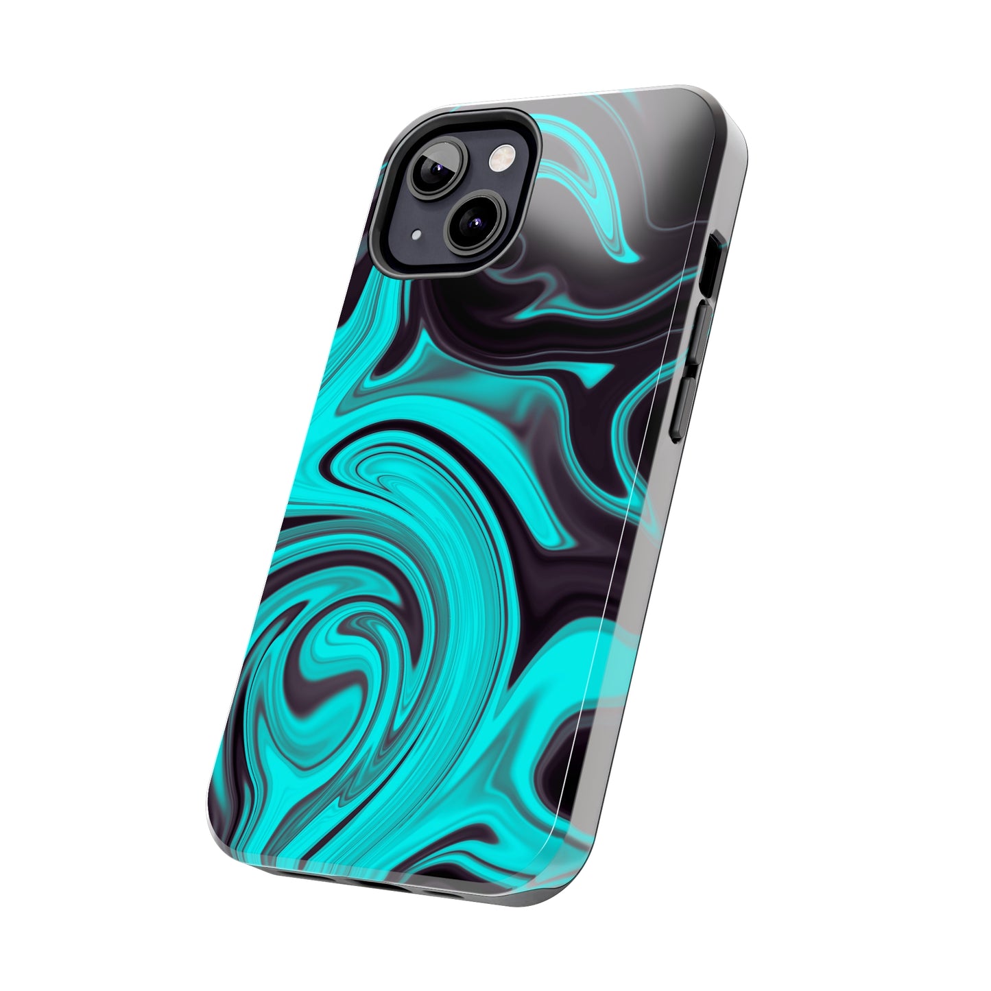 Aqua liquid marble pattern Tough Case