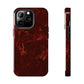 Red stone pattern Tough Case