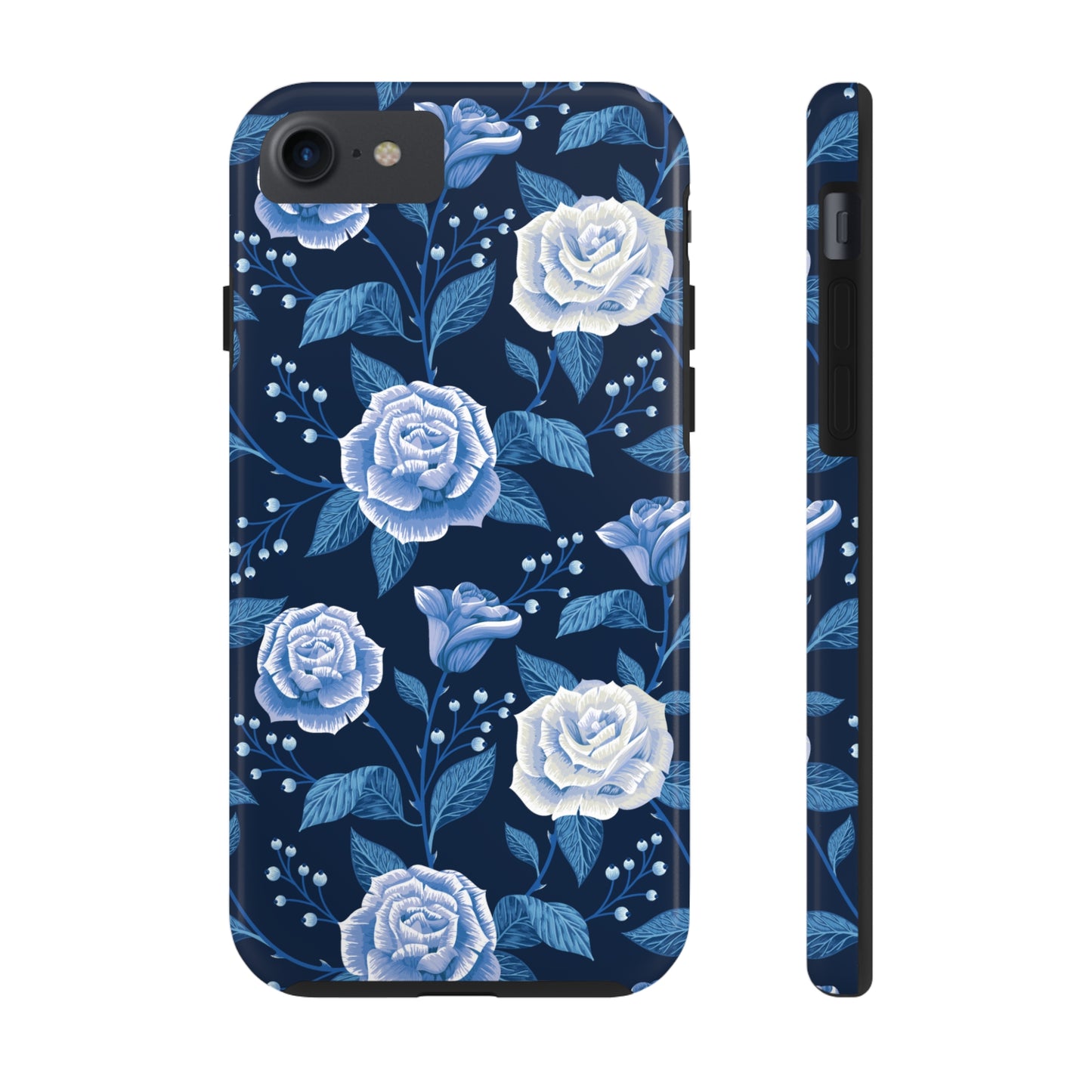 Midnight Rose Tough iPhone Case