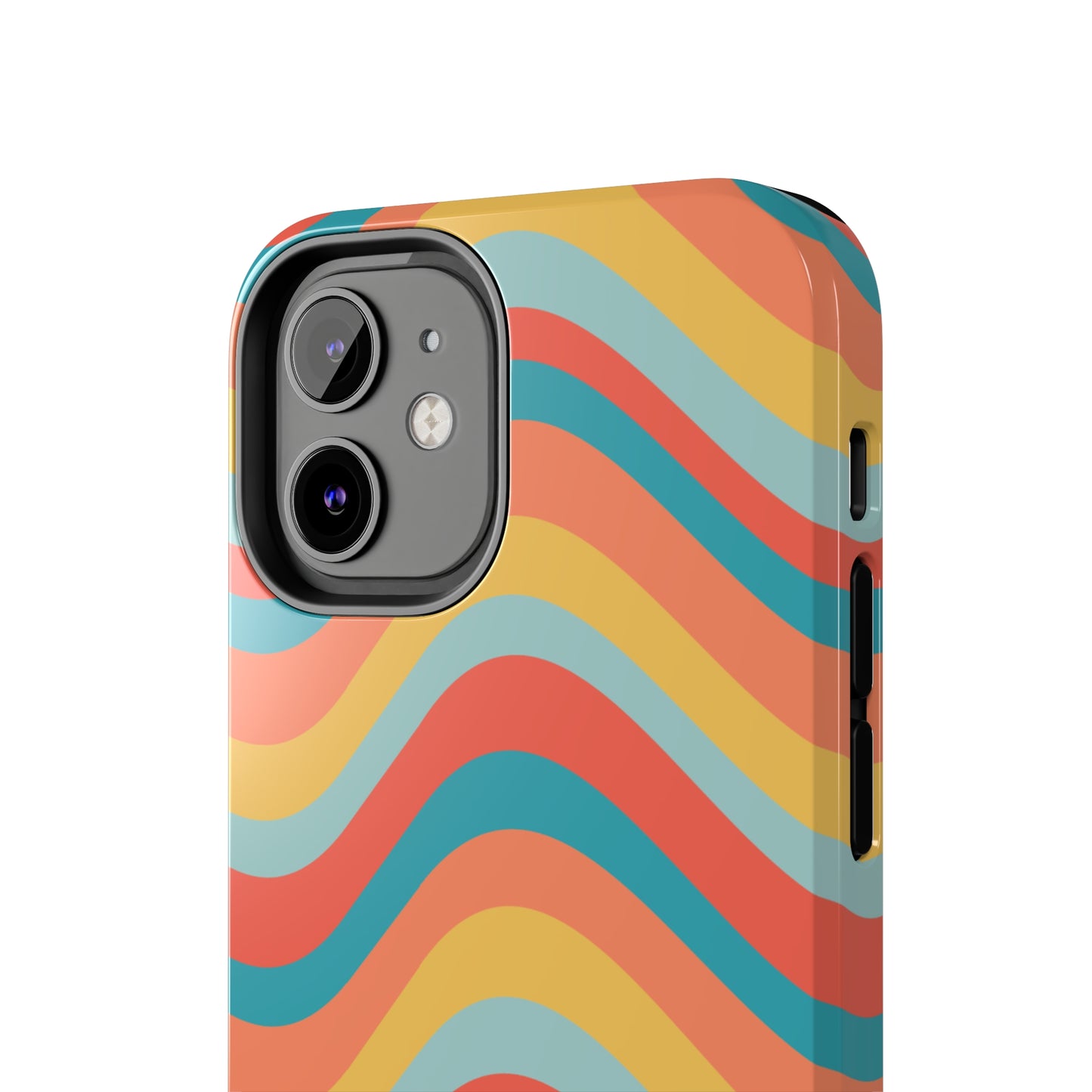 Wavy Pattern Tough iPhone Case